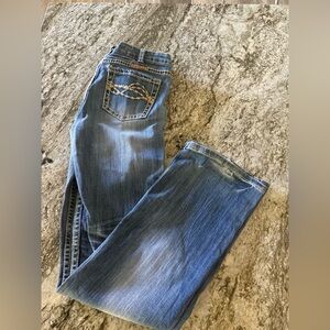 Cowgirl Tuff Blue Boot Cut Jeans